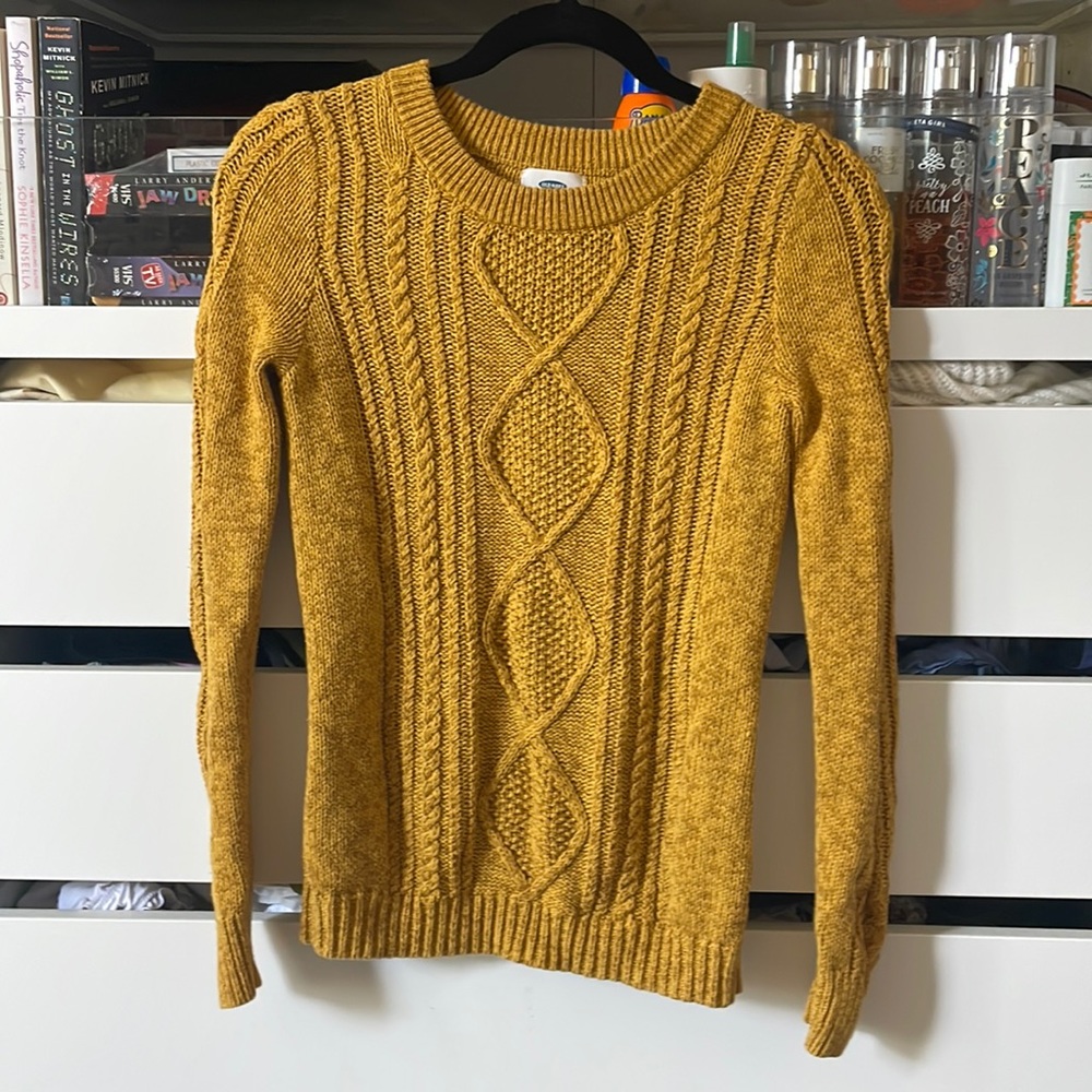 Old navy, xs, mustard yellow